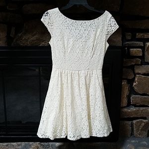 Ivory Lace Dress